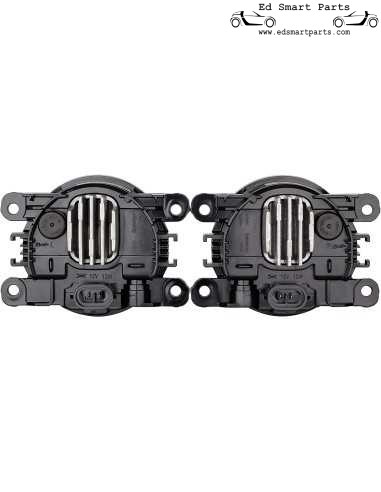 Kit de phares antibrouillard à LED noir/fumé Smart Fortwo ForFour 453