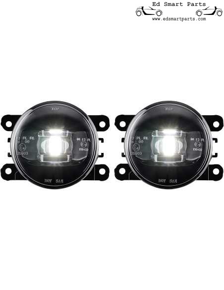 Black / Smoke LED Foglight set Smart Fortwo ForFour 453