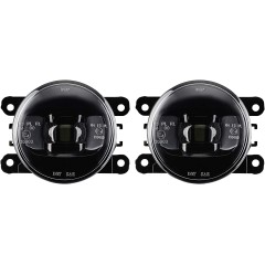 Juego de faros antiniebla LED negros y ahumados Smart Fortwo ForFour 453 2