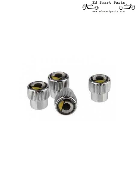 Aluminium ventieldoppen met kippenkoplogo voor uw smart B66472003