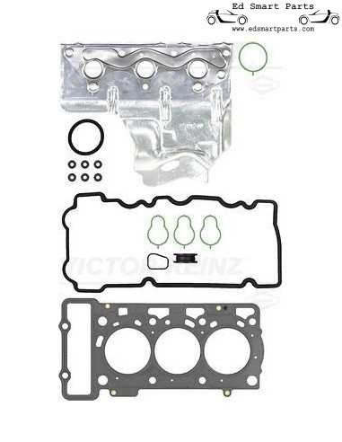 Jogo de juntas, cabeçote com retentores de haste de válvula smart Roadster 452 e smart Fortwo 450