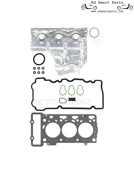Gasket Set, cylinder head with valve stem seals smart Roadster 452 & smart Fortwo 450