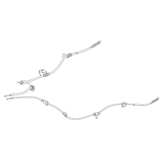 Câble de frein à main de stationnement OEM adapté aux modèles Smart Forfour 454