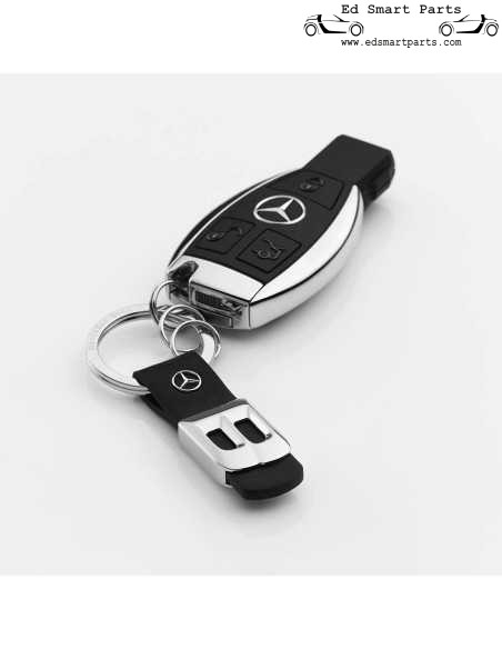 Portachiavi Mercedes-Benz, modello serie B (nero/argento)