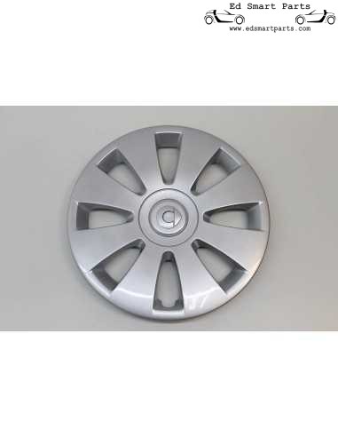 Full size wheel trim for Smart ForTwo ForFour 453 15 inch