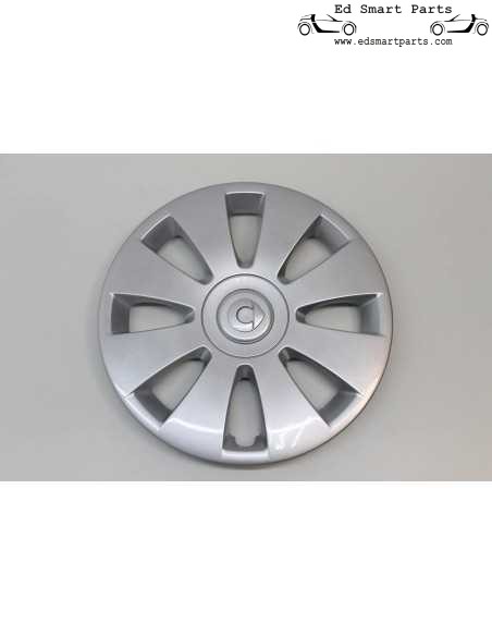 Tampão de roda de tamanho completo para Smart ForTwo ForFour 453 15 polegadas
