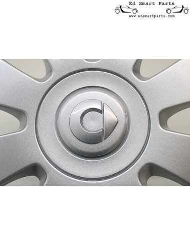 Tampão de roda de tamanho completo para Smart ForTwo ForFour 453 15 polegadas