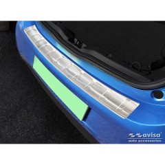 Protezione paraurti posteriore in acciaio inox adatta per Smart ForFour 453 incl. EQ 'Ribs'