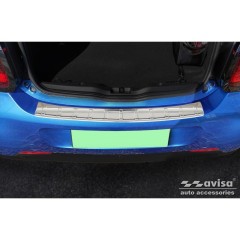 Protection de pare-chocs arrière en acier inoxydable adaptée à Smart ForFour 453 avec EQ 'Ribs' 2