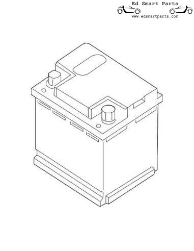 Batterie de démarrage Accu 12V 40AH pour voitures essence 453 A4539820008
