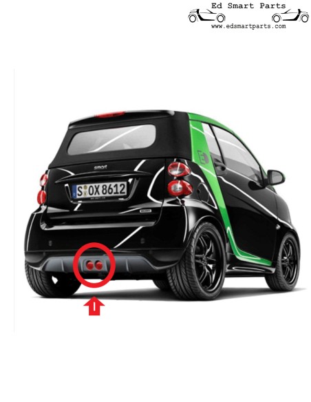 Unidad reflectora Brabus Twin para Smart ForTwo 451