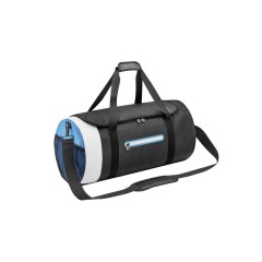 Sac de voyage intelligent, sac de voyage noir / blanc / bleu cyan, polyester