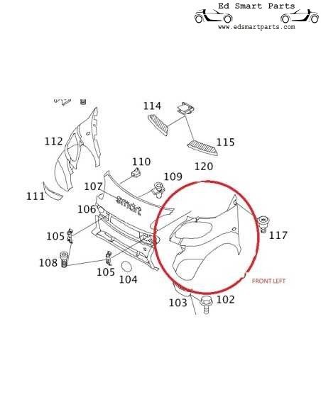 Smart ForTwo 450 Cabrio Kotflügel unlackiert Vorne oder Hinten Links oder Rechts