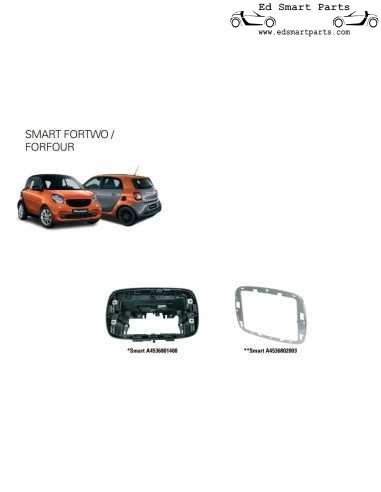 Kit de instalación para Pioneer SPH-EVO62DAB-SMAB/W Smart Forfour (W453) / Fortwo (C453/A453)