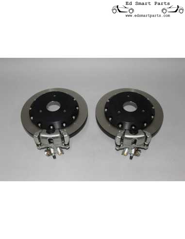 Kit de conversión de freno de disco trasero Smart ForTwo 451 de 280 mm de S-Mann