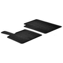 Rubberen automattenset geschikt voor Smart ForTwo 451 2006-2014 (alleen voor LHD) 2