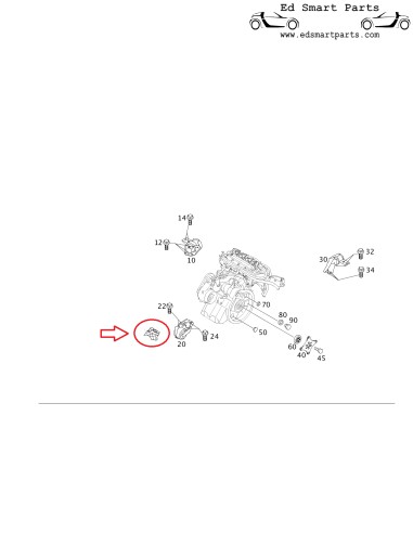 Cubierta del alternador del generador Smart ForTwo 450 A1601540040