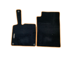 Alfombrillas de terciopelo de lujo SMART FORTWO 451 BRABUS LIMITED ONE, juego de 2 OEM