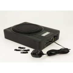 SDN 10 inch 'Under-Seat'Subwooferbox active flat - 600 Real Watt
