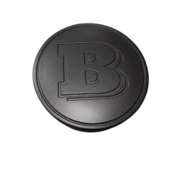 Cache-moyeu de roue Smart Brabus anthracite d'origine pour fortwo 450 et 451 roadster 452