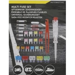 fuse kit - various fuses assorted incuding voltage detector + fuse puller